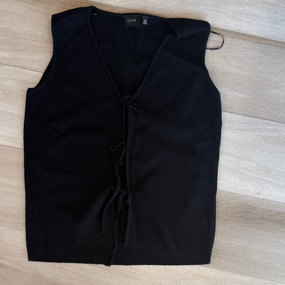 Cyrus Black Vest